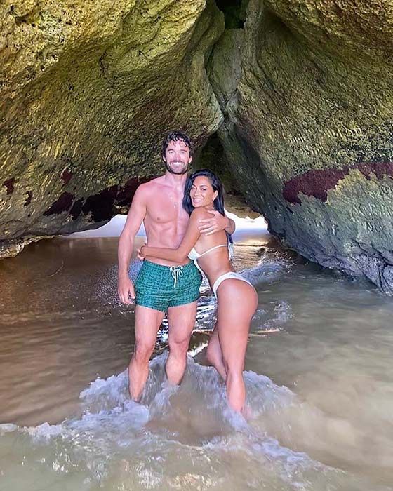 nicole scherzinger bikini thom evans shirtless holiday portugal
