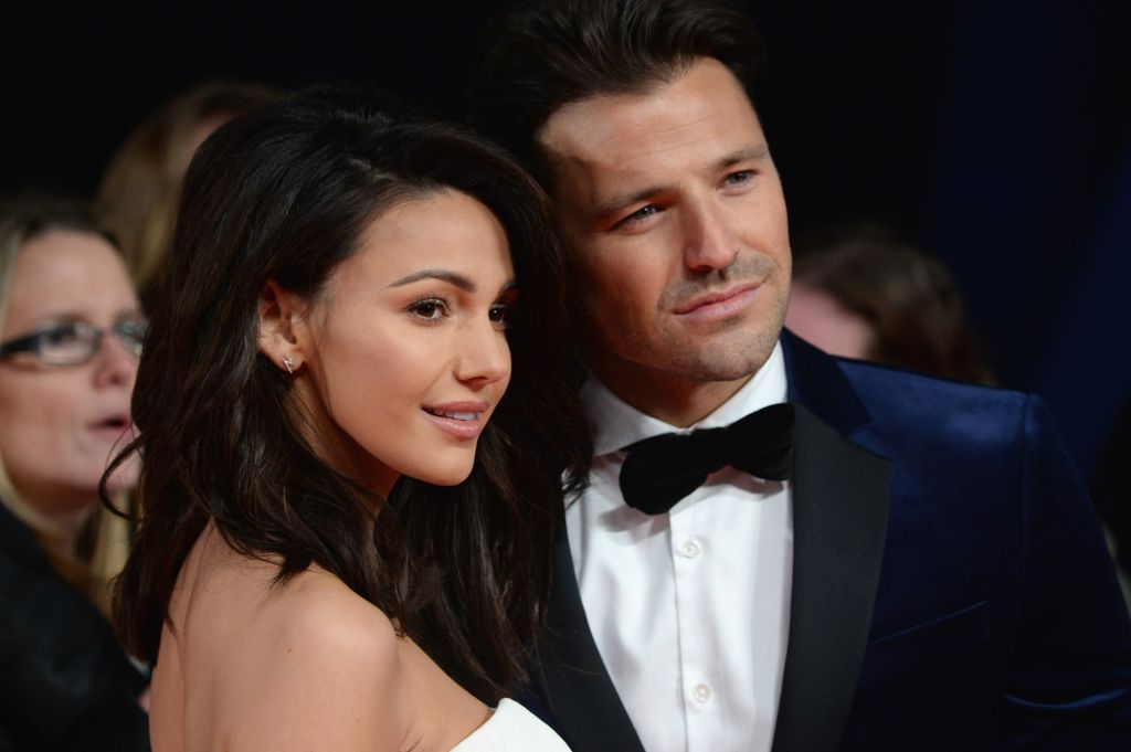Mark Wright and Michelle Keegan on the red carpet