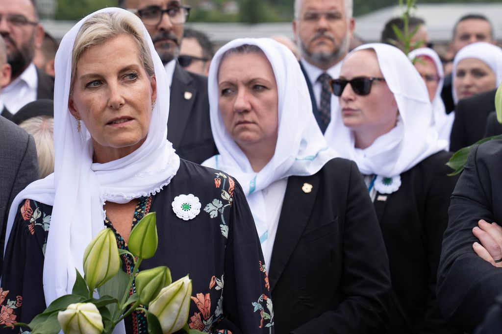 Duchess Sophie at the Srebrenica Memorial Centre