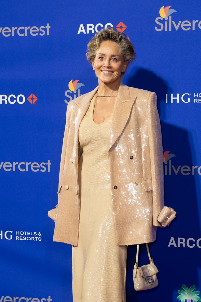 US actress Sharon Stone attends the Palm Springs International Film Festival Awards 