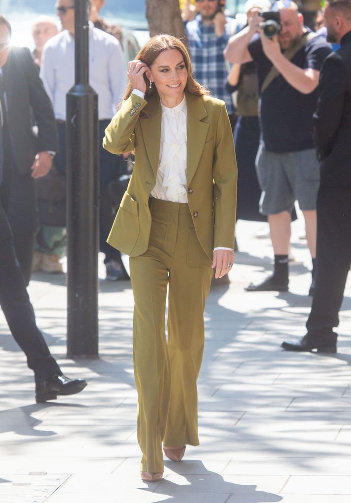 Catherine, Princess of Wales, looking stunning in Victoria Beckham
