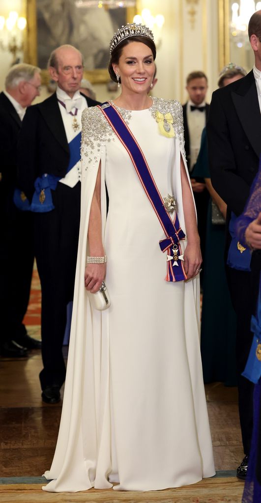 Kate Middleton State Banquet at Buckingham Palace