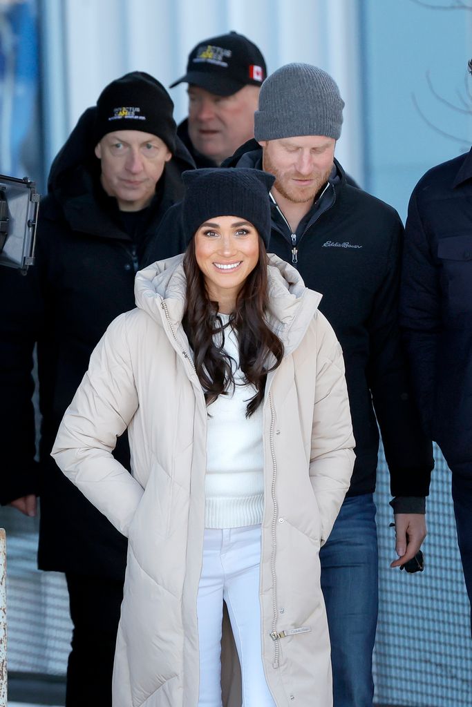 Meghan, Duchess of Sussex and Prince Harry, Duke of Sussex attend day one of the Invictus Games Vancouver Whistlers 2025's One Year To Go Winter Training Camp
