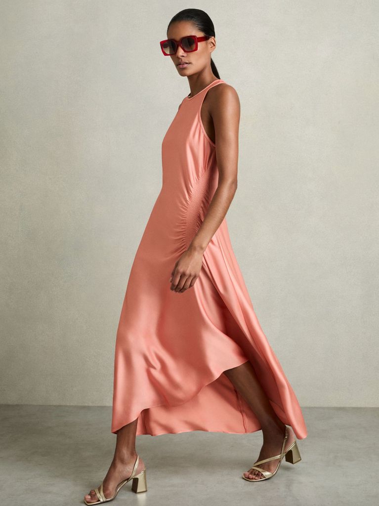 Reiss coral dress