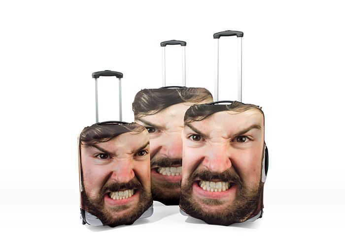 firebox suitcase cover photo selfie luggage