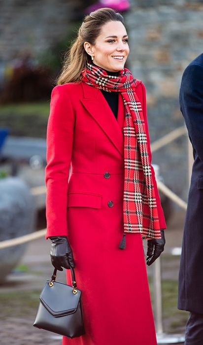 kate middleton red coat