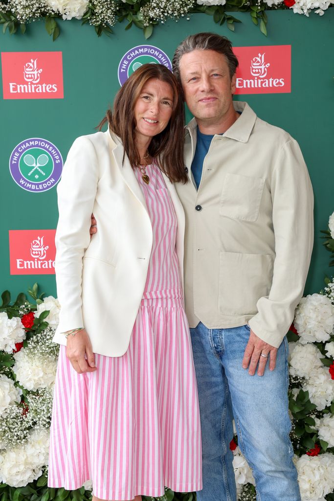 Jools and Jamie Oliver at Wimbledon