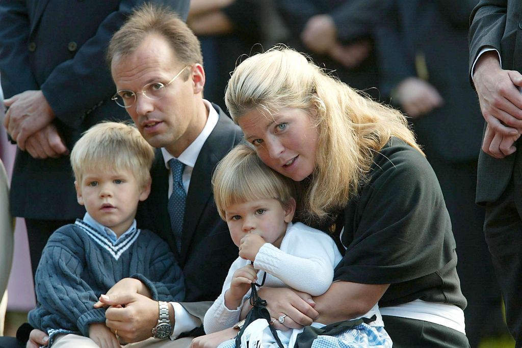 Princess Tatjana and Philipp vaon Lattorff with their children