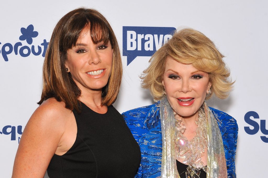 NEW YORK, NY - MAY 15:  Joan Rivers (R) and daughter Melissa Rivers attend the 2014 NBCUniversal Cable Entertainment Upfronts at The Jacob K. Javits Convention Center on May 15, 2014 in New York City.  (Photo by D Dipasupil/FilmMagic)