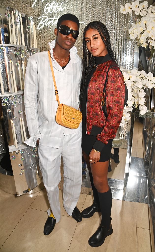 Michael Chima and Emilia Boateng attend Annabel's 60th Anniversary Party on June 8, 2023 in London, England. (Photo by Dave Benett/Getty Images for Annabel's)