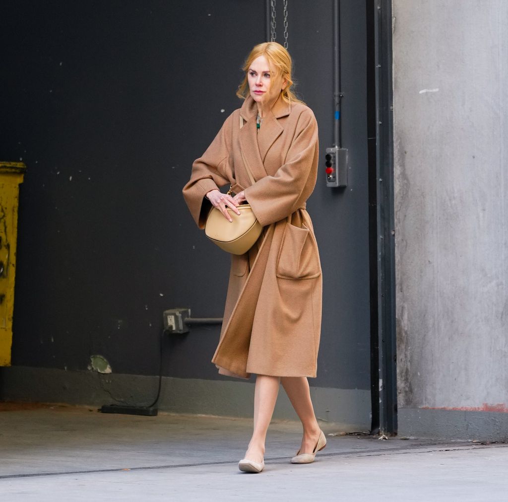  Nicole Kidman on location for 'Babygirl' on December 15, 2023 in New York City.