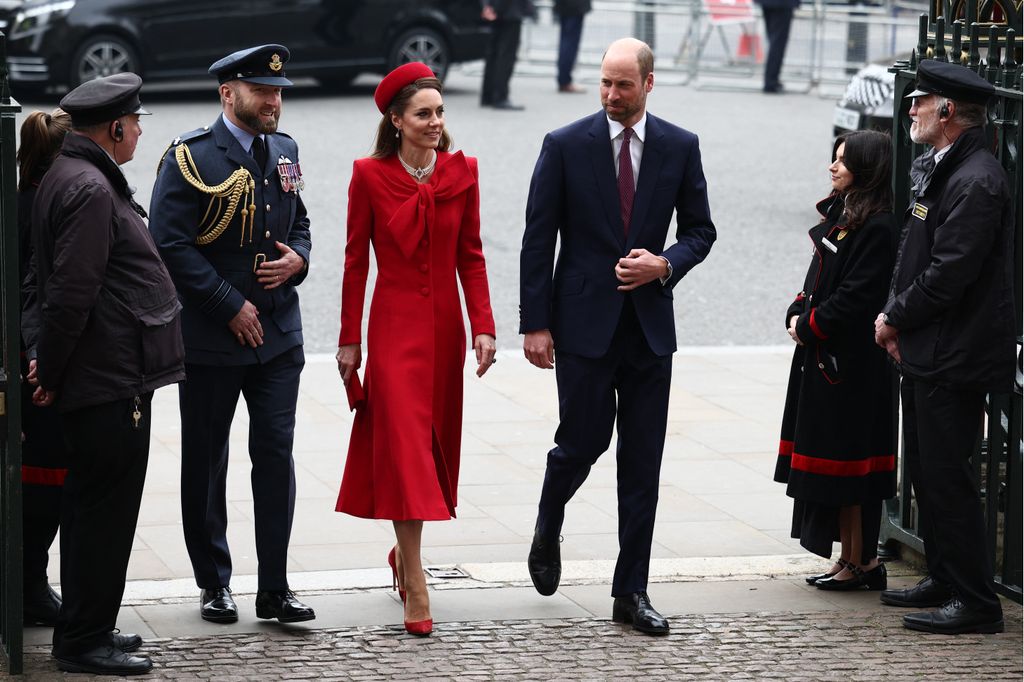 william kate arriving