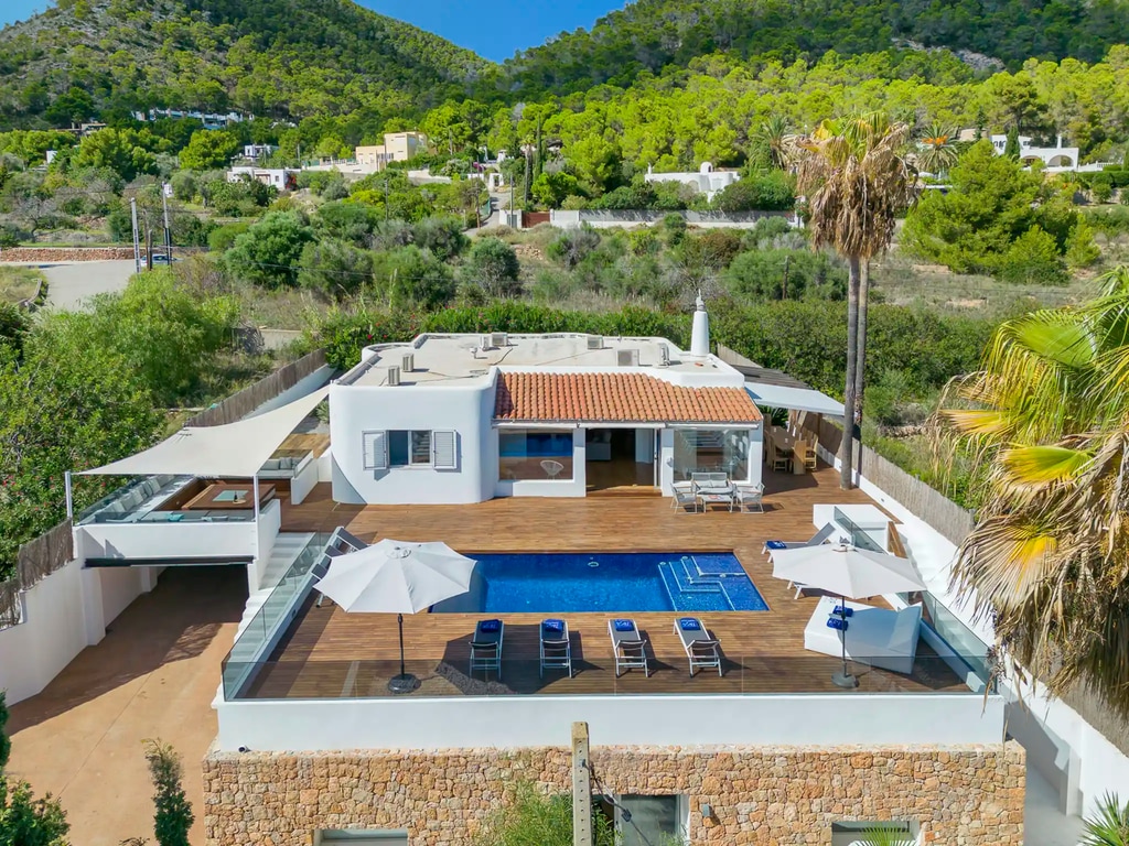 Villa in Ibiza with an outdoor pool