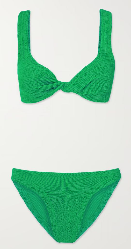 hunza g bikini in green