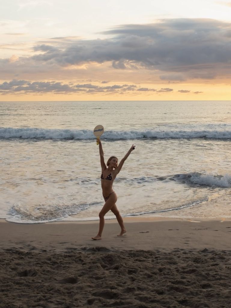 Julianne Hough flaunting her bikini body