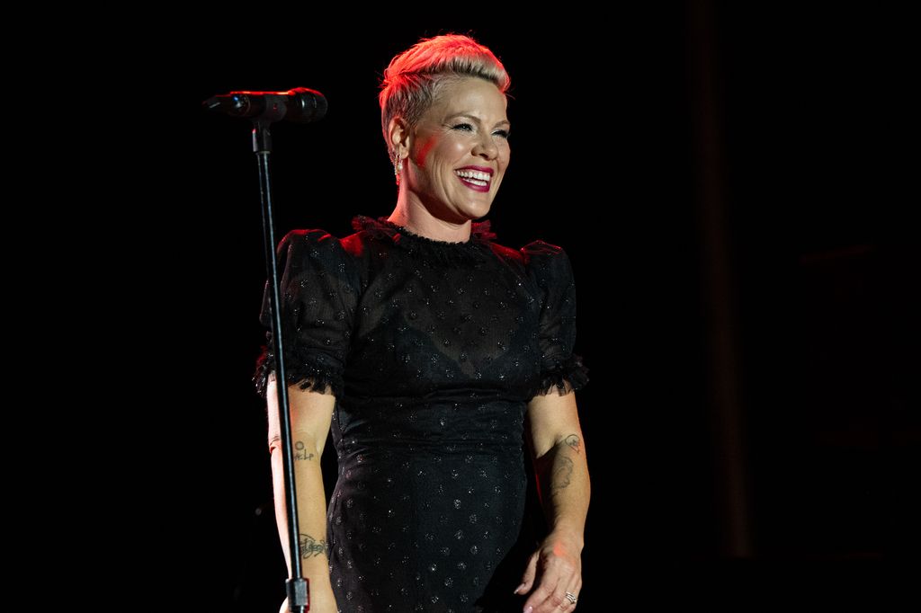 Pink performs onstage during the One805 Live Fall Concert benefiting First Responders on September 20, 2024 in Carpinteria, California. (Photo by Scott Dudelson/Getty Images)