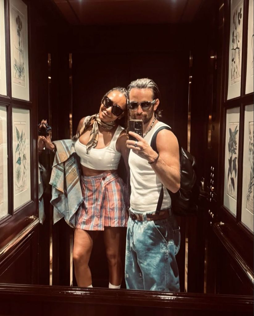 Mel B and Rory McPhee ahead of their wedding
