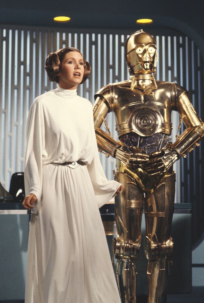 Carrie Fisher as Princess Leia 