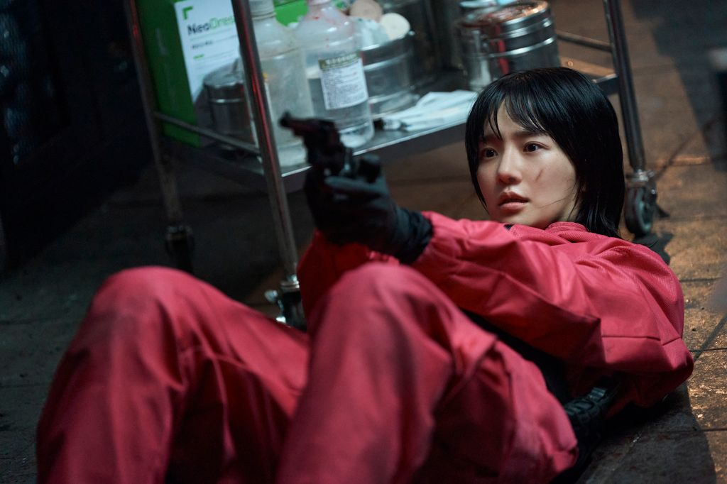 Park Gyu-young as No-eul in Squid Game