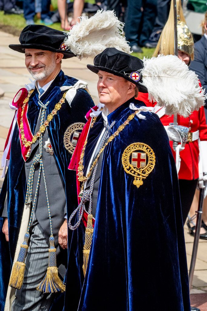 King Felipe and King Willem-Alexander at Garter Day, 2019