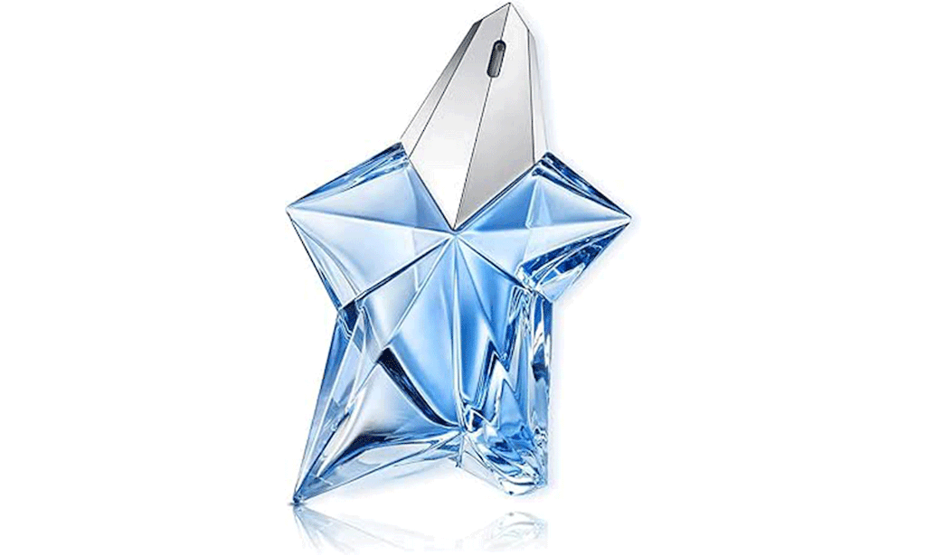 bottle of angel mugler perfume 
