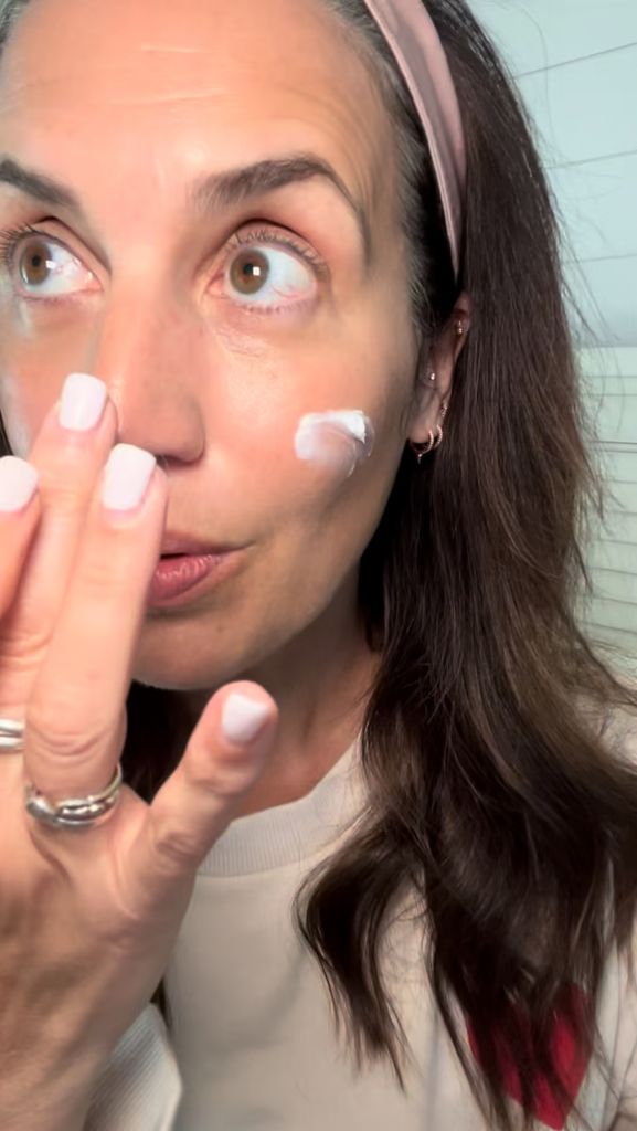 Donna uses collagen-activating products and treatments as part of her skincare regime 