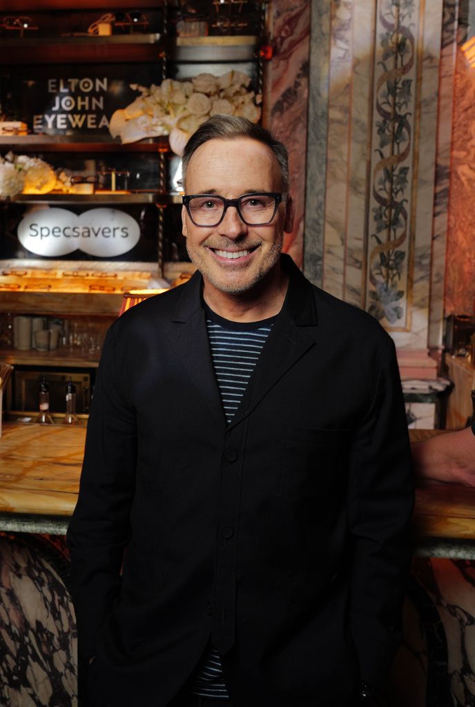 David Furnish at the launch of a Specsavers exclusive Elton John Eyewear collection