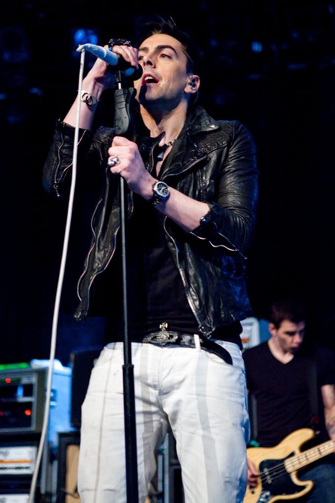 Ian Watkins of Lost Prophets performs at the Roundhouse during day two of The Camden Crawl on May 2, 2010 in London, England