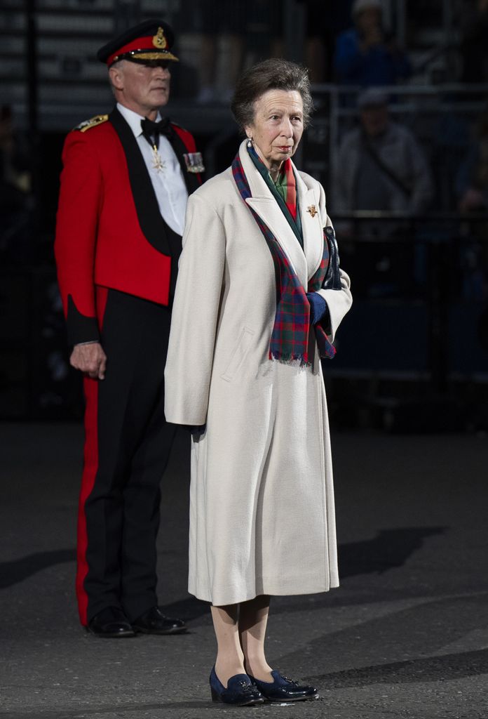 The Princess Royal donned a Scottish-inspired ensemble