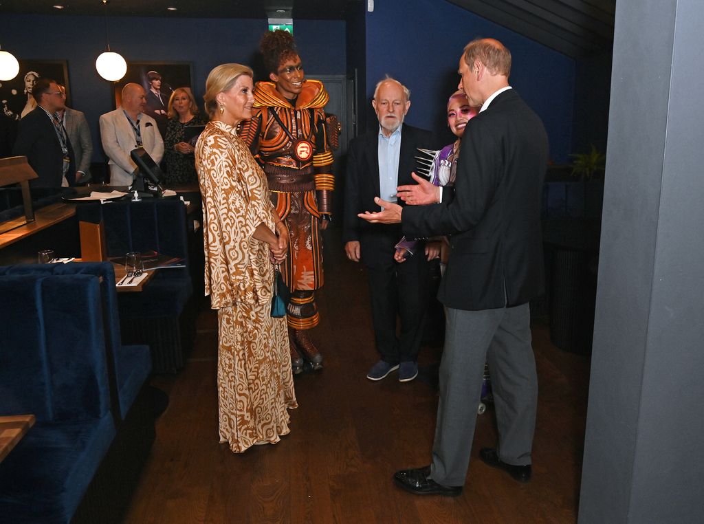 Sophie and Edward meeting theatre show cast