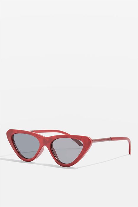 red sunglasses topshop