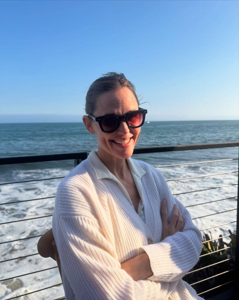 Jennifer Garner was all smiles during her vacation