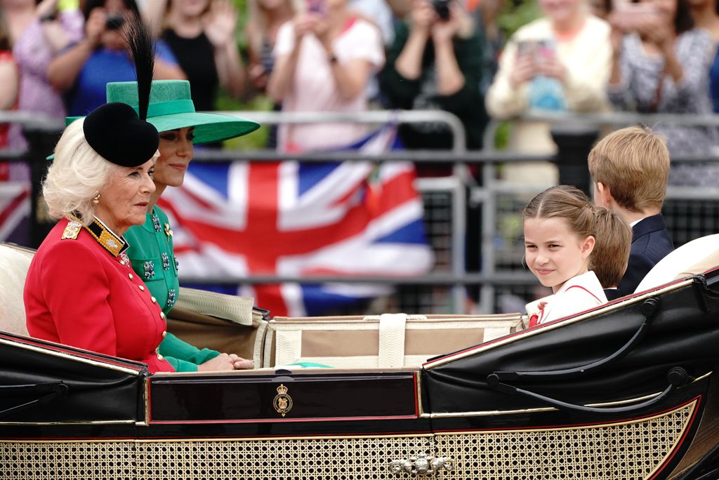 Queen Camilla trooping carriage