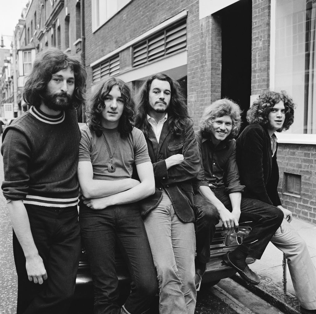 Rick Davies (far left) with Supertramp in their early years