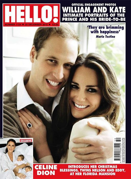Prince William Kate engagement cover