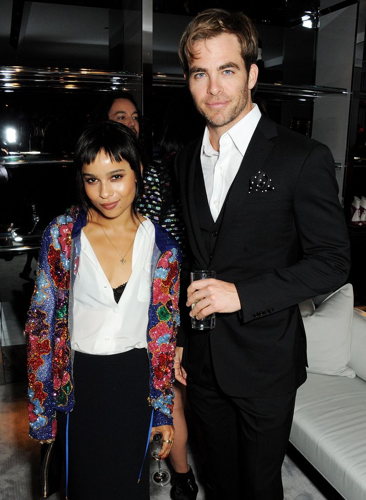 Zoe Kravitz and Chris Pine in 2013