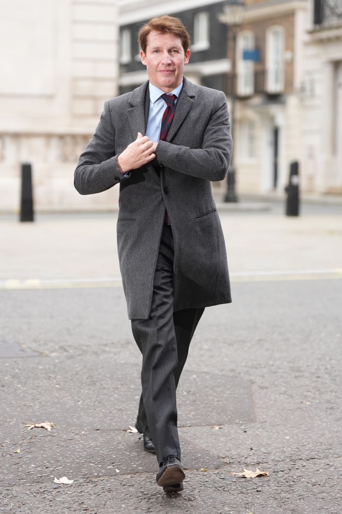 James Blunt attends the christening of Princess Beatrice's daughter Athena Elizabeth Rose Mapelli Mozzi at St James's Palace