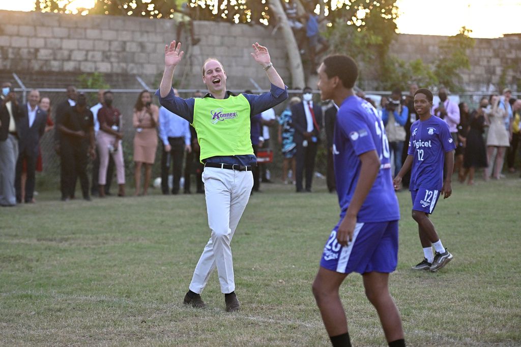  Prince William is passionate playing and watching football