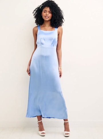 nobodys child blue satin dress 