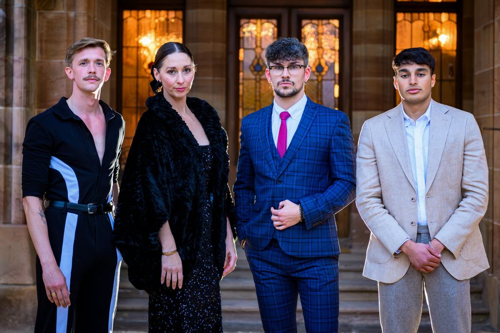 Stephen, Rachel, Jack and Faraaz on The Traitors