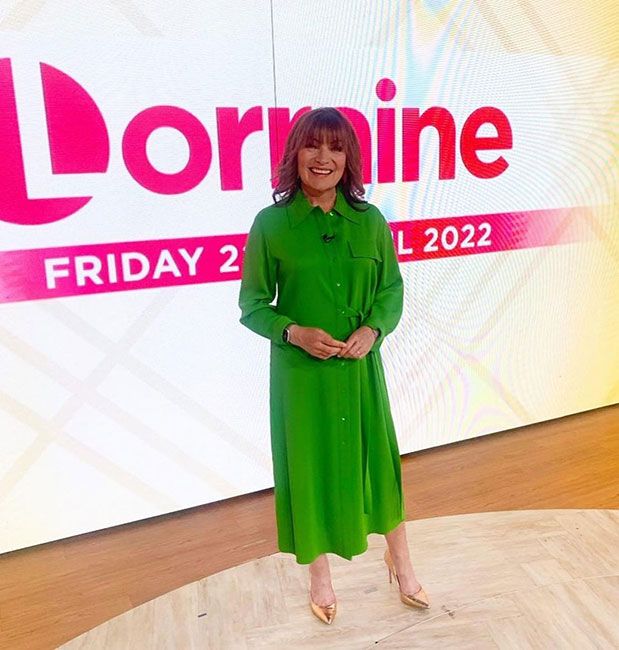 lorraine green dress