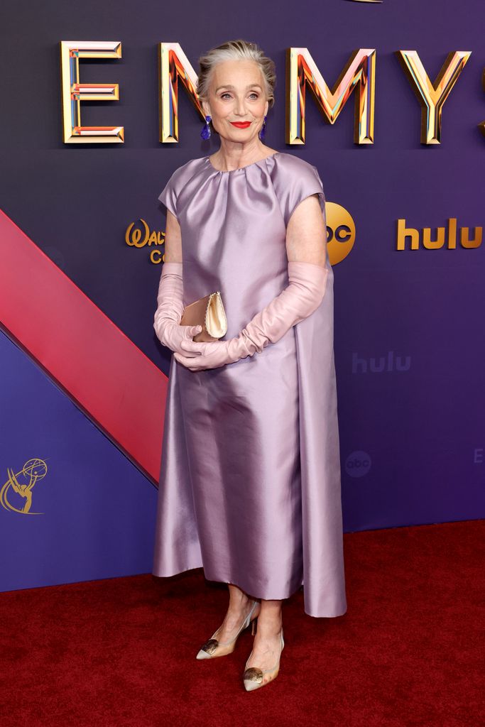 Kristin Scott Thomas attends the 76th Primetime Emmy Awards at Peacock Theater on September 15, 2024