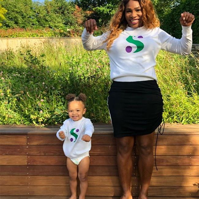 serena williams and baby olympia
