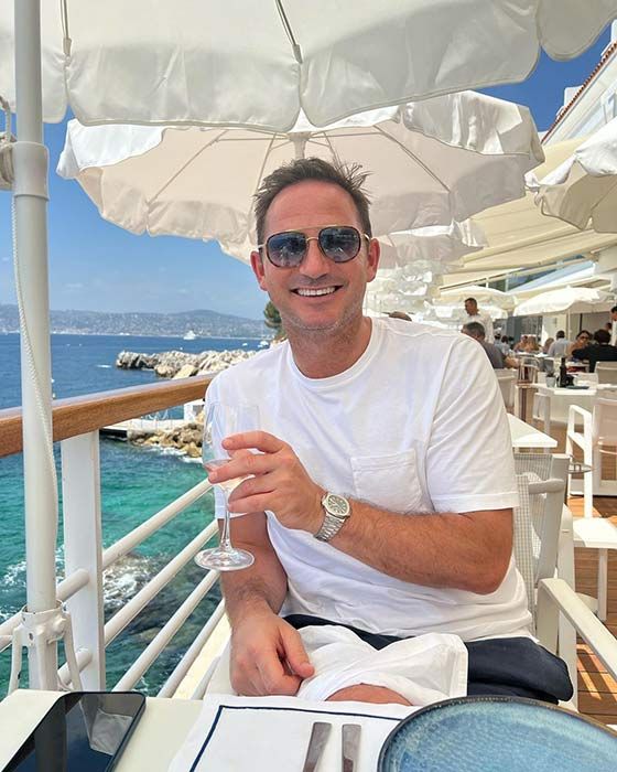 frank lampard on holiday