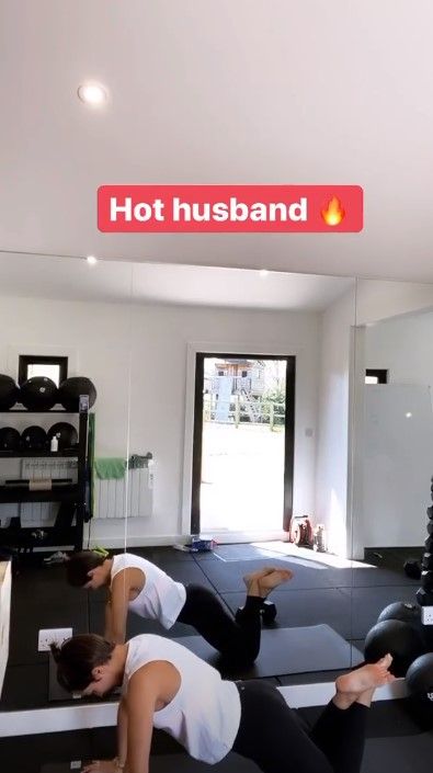 frankie bridge home gym