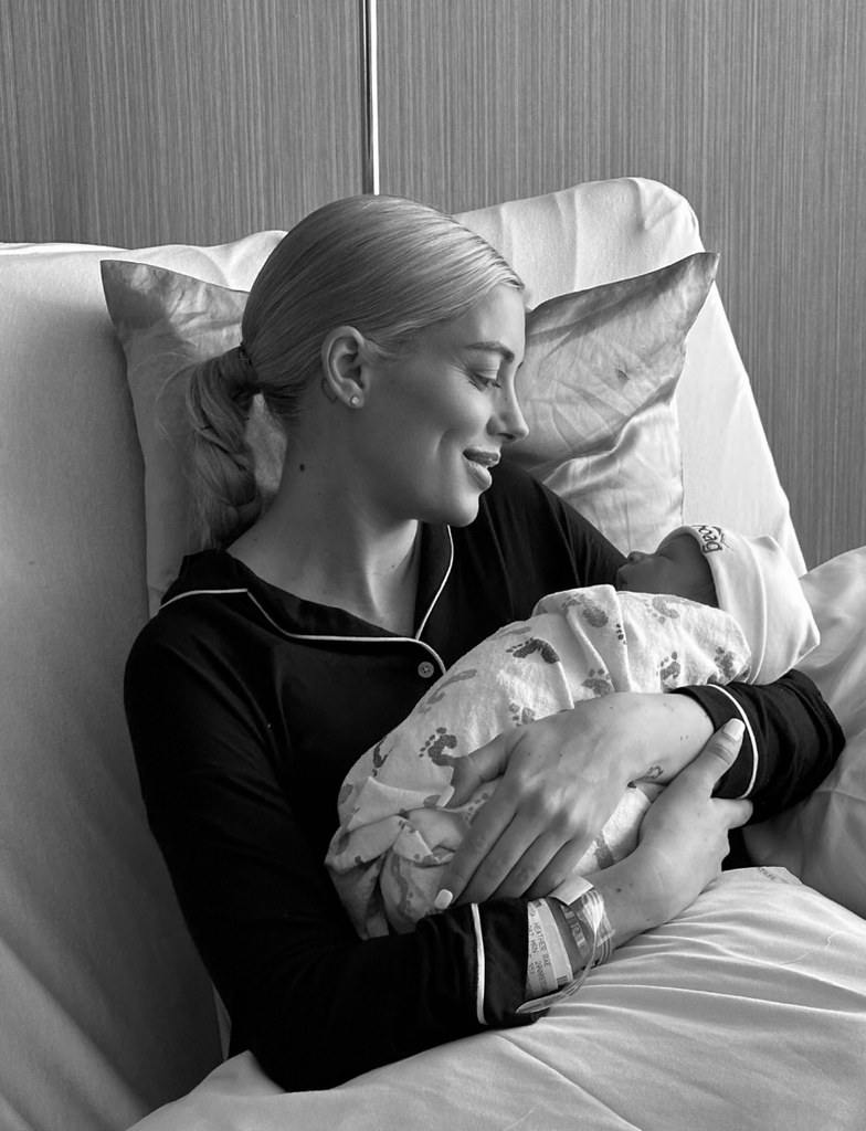 Mother's Day 2025 photo shared by Tarek El Moussa of his wife Heather Rae El Moussa with their son Tristan