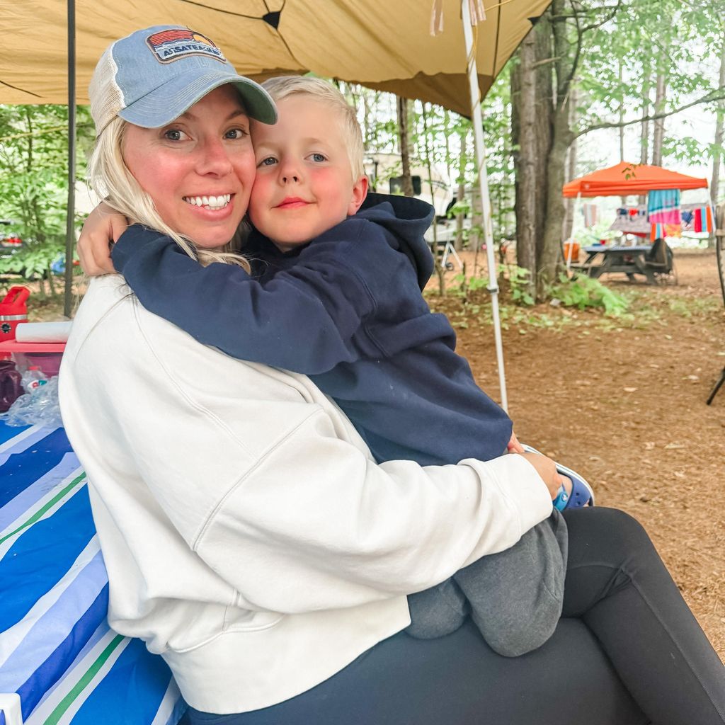 Judy Russ and her son Liam live on the farm of this year's Rockefeller Center Christmas tree