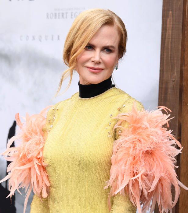 nicole kidman with glowing skin on the red carpet