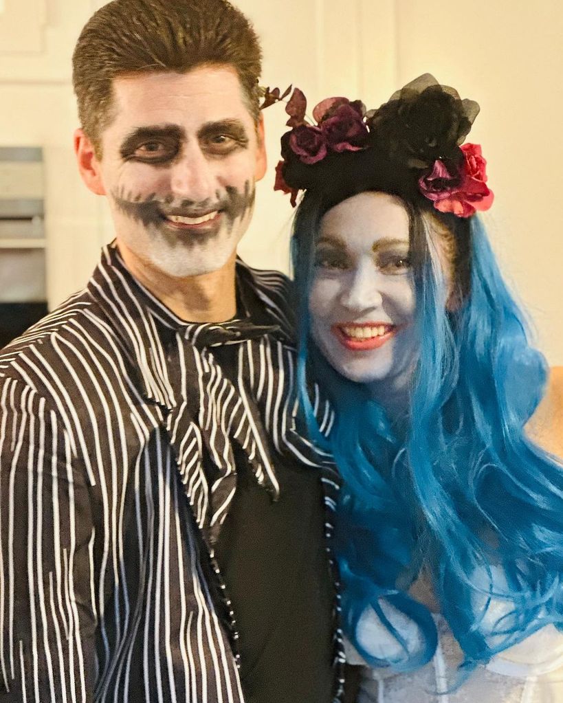 Ginger Zee and husband Ben Aaron decked out in their Halloween costumes