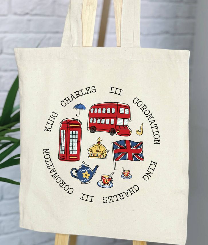 coronation tote bag not on the high street